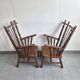 Pair of vintage brutalist armchairs from the 1970s.