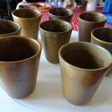 Lot de 8 tasses en grès