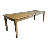 Table de ferme en chêne massif 239x89