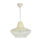 Vintage glass hanging lamp circa 1960