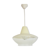 Vintage glass hanging lamp circa 1960