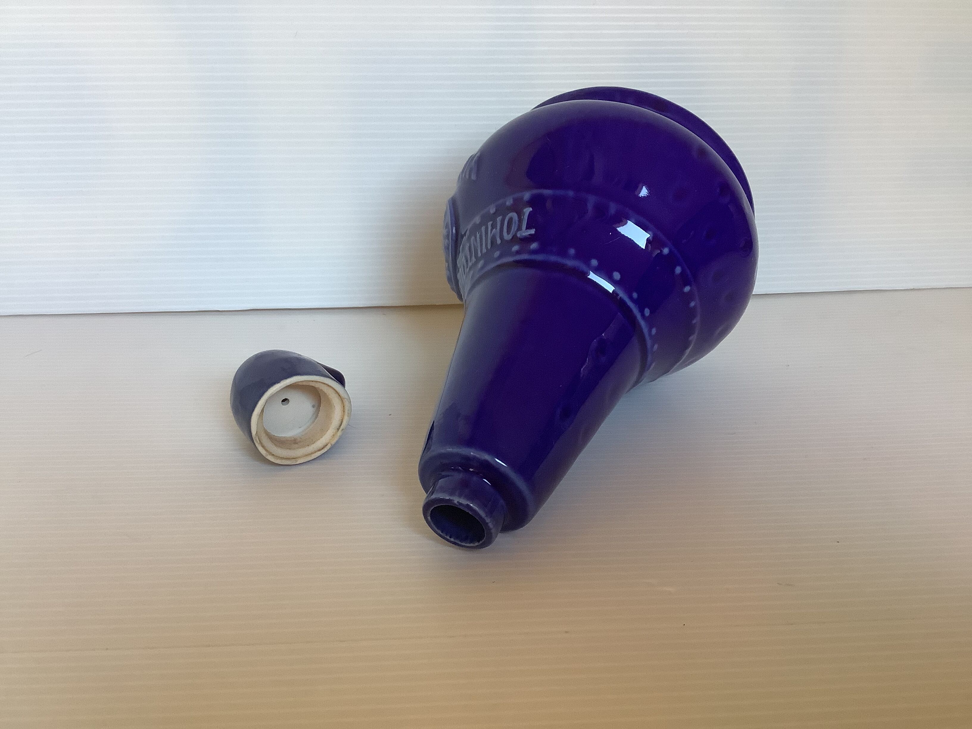 Blue bottle Tomintoul Glenlivet Whyte and Mackay