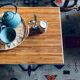 Rattan coffee table