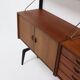 Teak Wall Unit by Louis van Teeffelen for WeBe 1950's