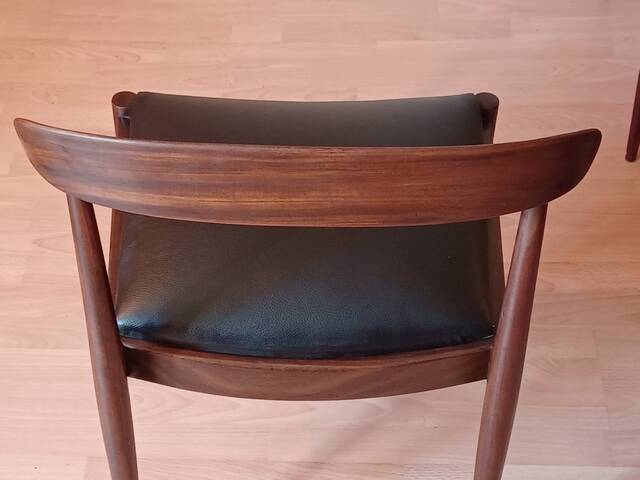 4 chaises scandinaves vintage design 1960 teck