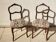 2 antique Louis XV style walnut chairs