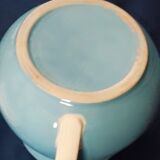 Two-tone ceramic teapot