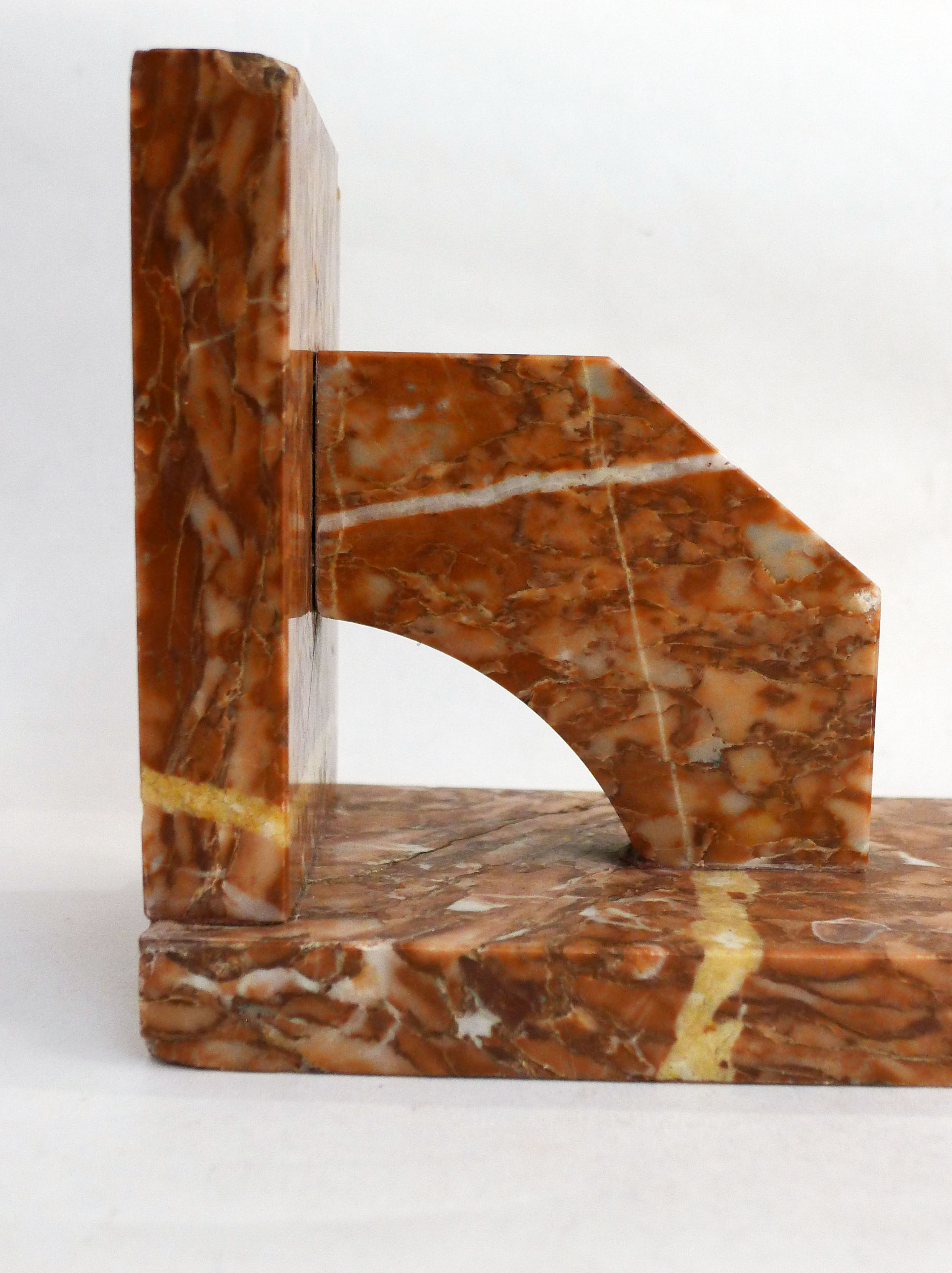Pair of marble bookends