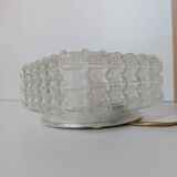Minimalist glass wall ceiling light 1970/1980