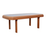 Scandinavian coffee table smoked glass