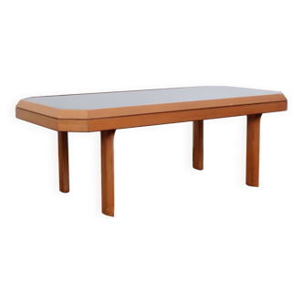 Table basse scandinave verre fumé