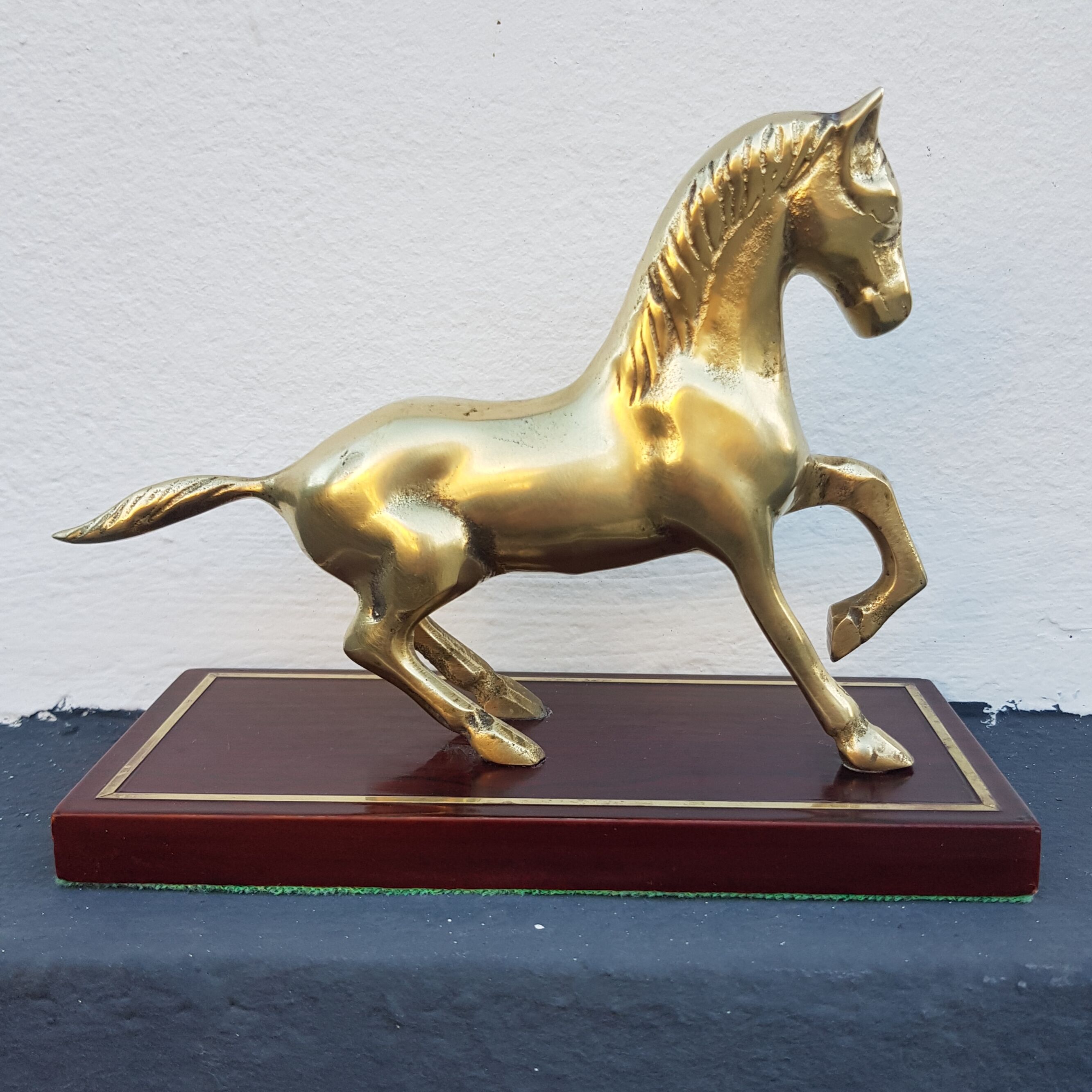 Brass horse