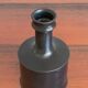 Black Ceramic Bottle Vase by Franco Bucci, Pesaro, 1970s