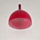 Suspension en verre de Murano rouge par Paulo Venini pour Venini, Italie 1960's