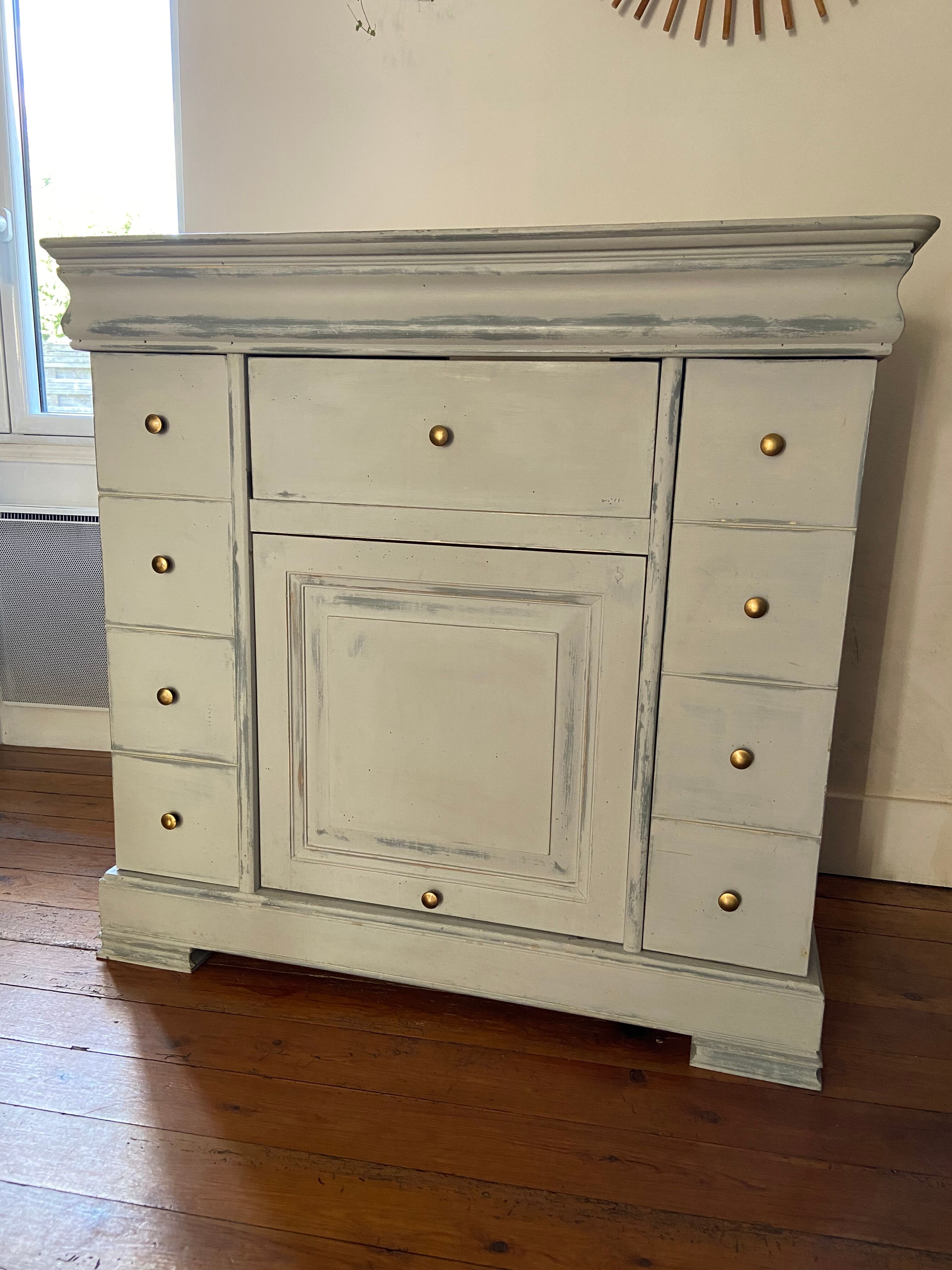 Vintage wooden loom furniture