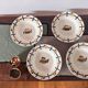 Set of 4 Badonviller hollow plates