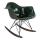 Eames Herman Miller 1950s RAR rocking chair in dark olive green