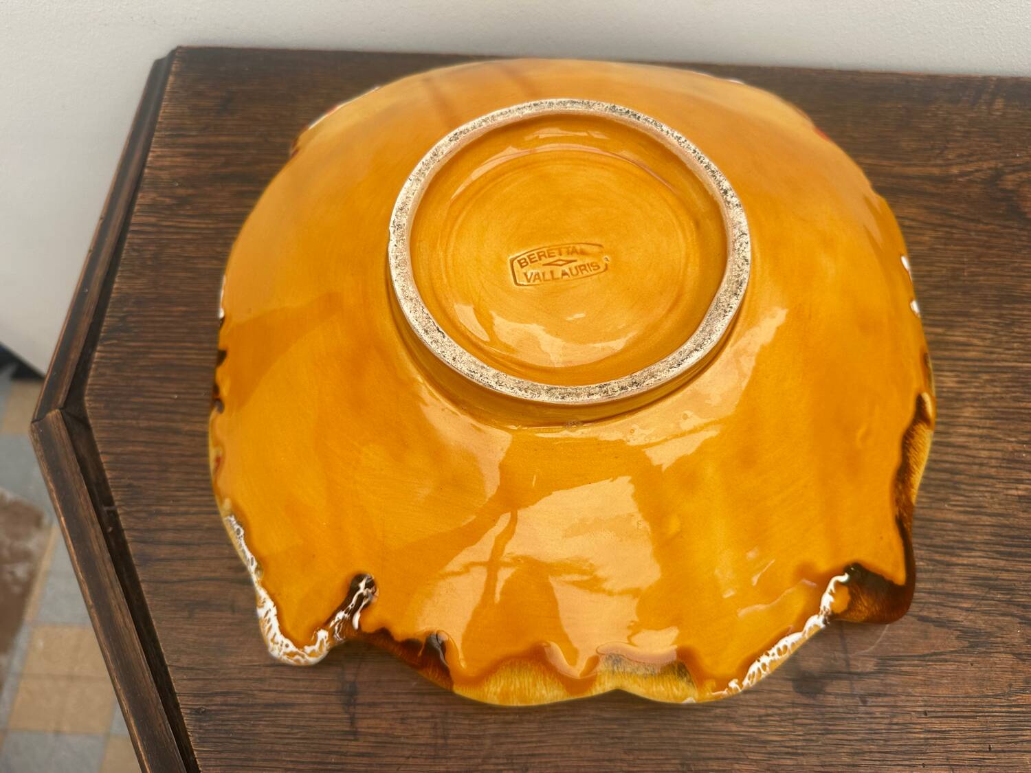 Beretta Vallauris ceramic centerpiece/fruit basket