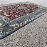 Isfahan wool and silk rug circa 1970 - 163x107cm