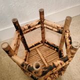 Bamboo side table