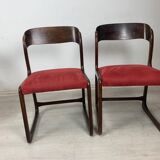 Pair of sled chairs