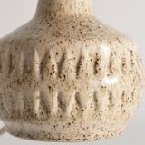Mid-Century Modern Brown Speckled Stoneware Table Lamp by EGO, Sweden 1960s