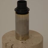 Travertine table lamp base by Fratelli Mannelli Italy c. 1970