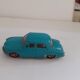 Old Dinky toys. Meccano. Renault Dauphine turquoise.