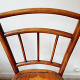 Pair of art nouveau bistro chairs
