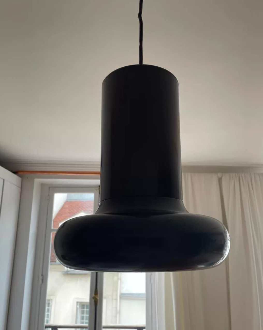 Pendant lamp vintage Lita France 1970