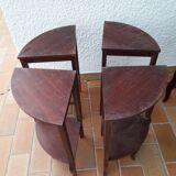 1930s bohemian style nesting side table