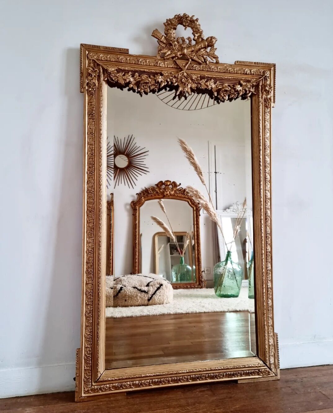 Old mirror Napoleon III