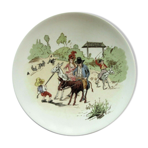Assiette froment richard sarreguemines location d'ânes