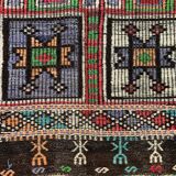 Large Vintage Turkish Kilim Rug 350x195 cm Wool Jajim Kelim