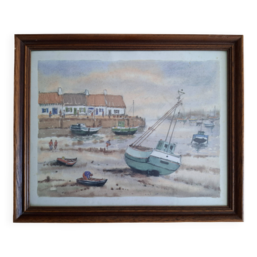 Original watercolour by Steinlen