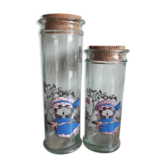 Glass jars