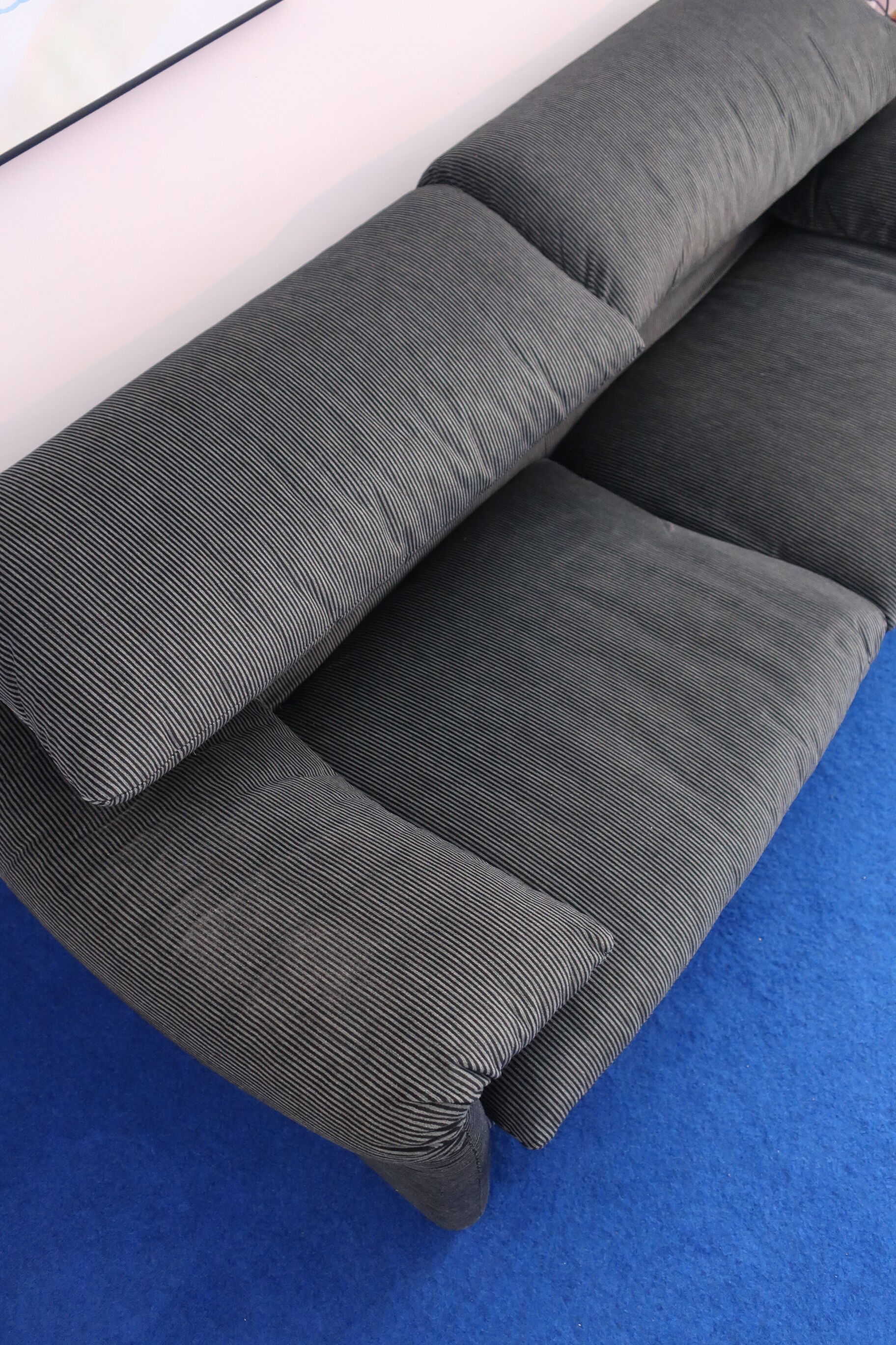 Maralunga sofa 2 seats Cassina edition 80s/90s
