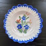 Assiette ancienne décor floral