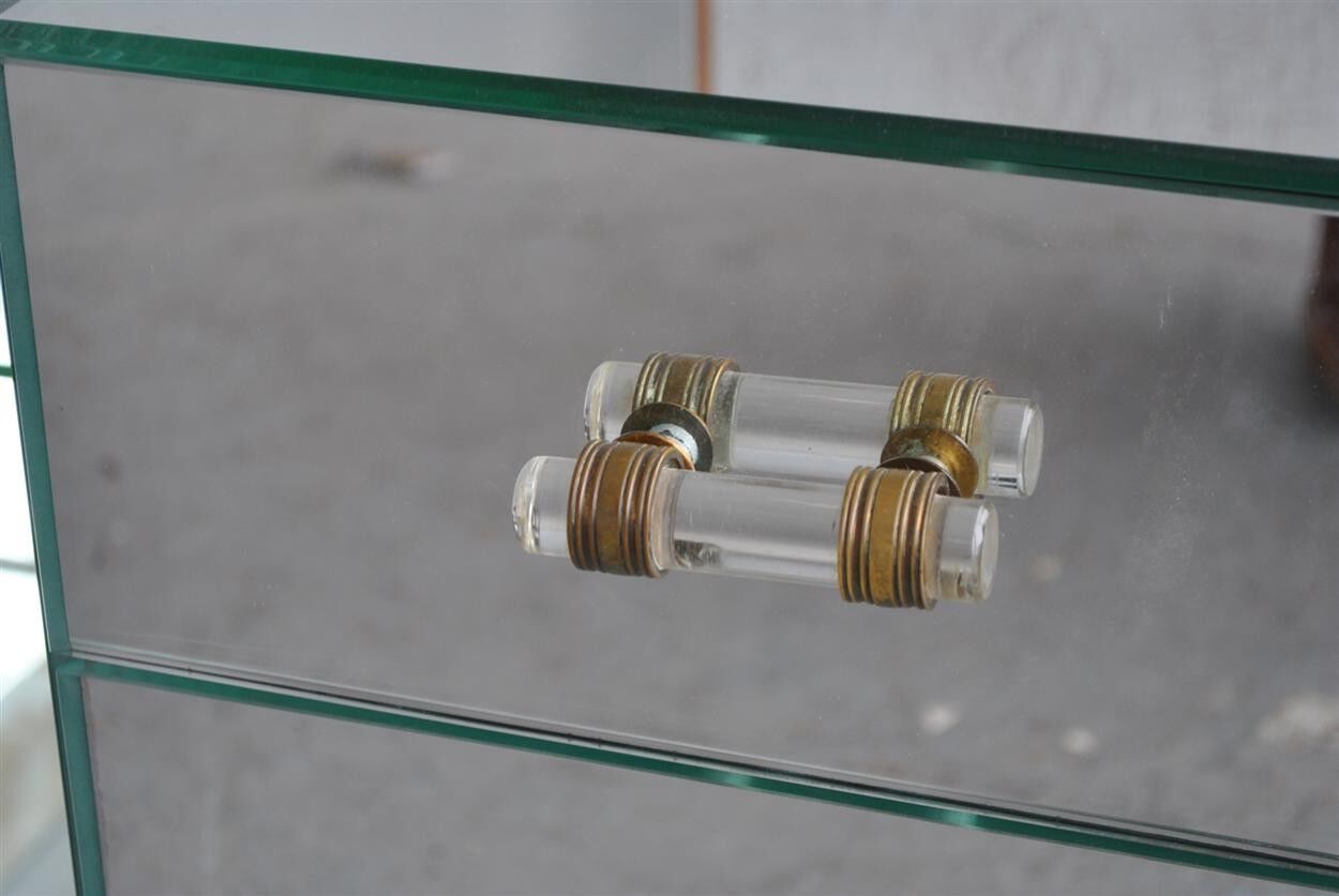 Dressing table mirror style 1940-6 drawers