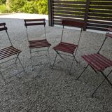 Chaises jardin vintage