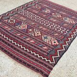 Vintage Turkish Kilim Rug 210x160cm shabby chic wool, country home, boho