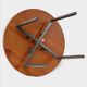 Vintage mid century round side table / coffee table by Kuperus, 1960s