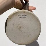 Japanese beige stoneware teapot