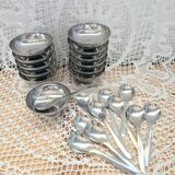 12 sorbet cups + 12 stainless steel spoons