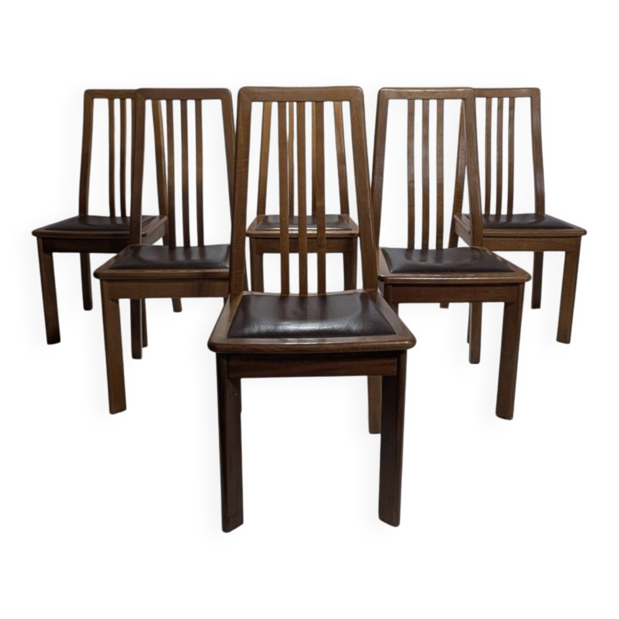 Set of 6 Dining Chairs by Mobil Girgi, 1970s
