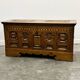 18th century German Baroque travel trunk – dated 1737 – with ebony inlay