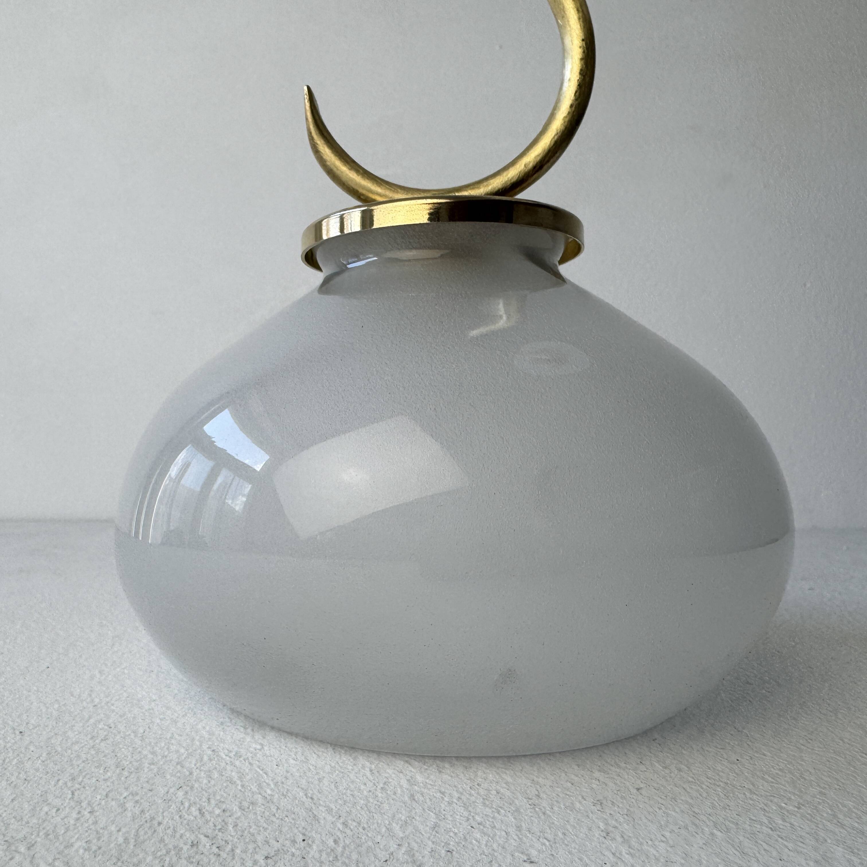 Applique ancienne vintage en verre