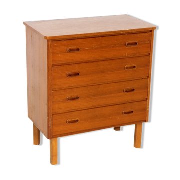 Commode en teck, Suède, 1960