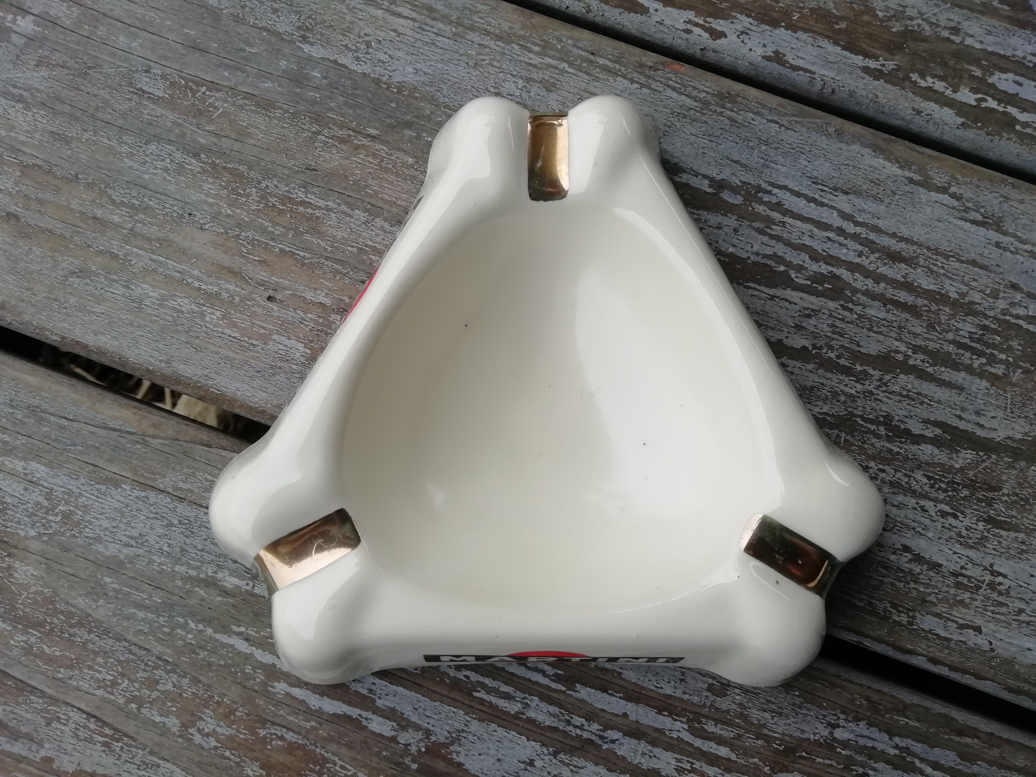 Martini advertising ashtray