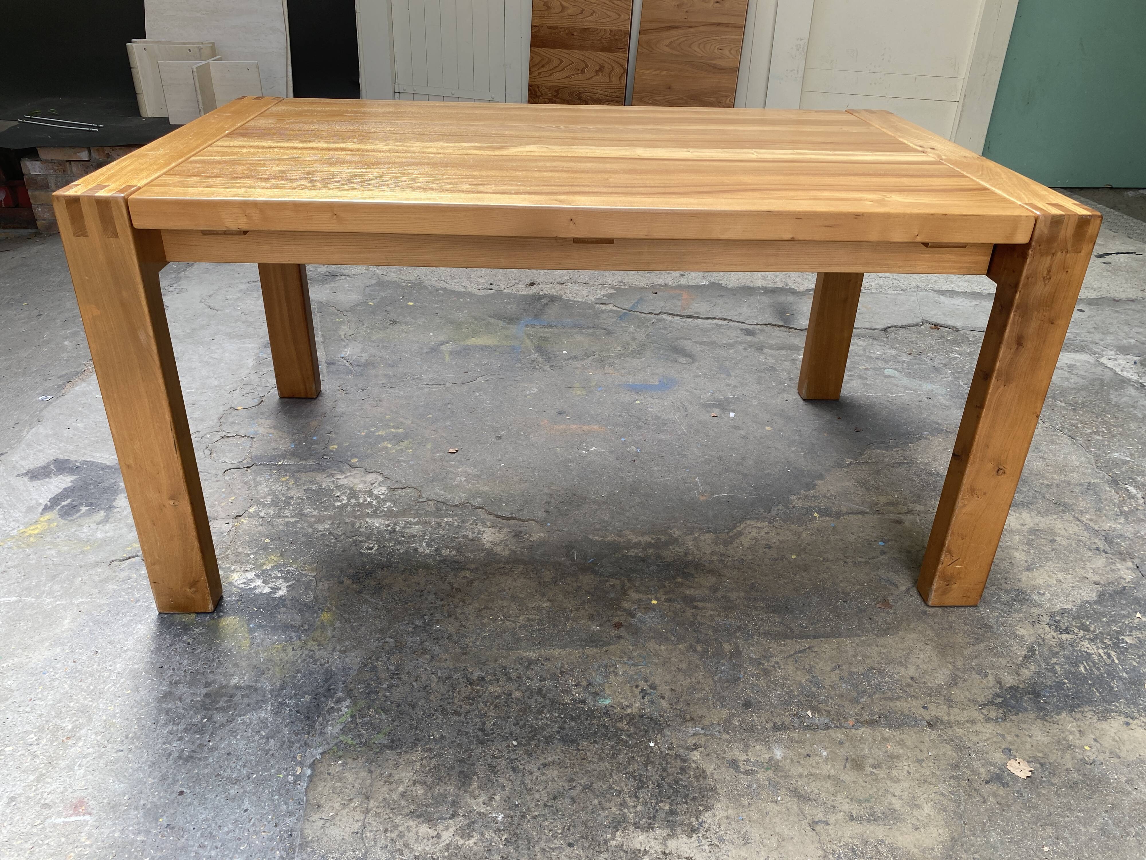 Elm dining table